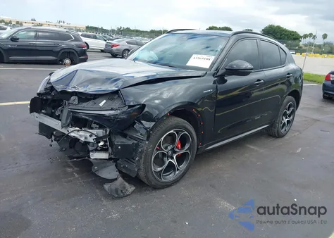 2024 Alfa Romeo Stelvio Veloce Awd from USA, damaged, VIN ZASPAKBN4R7D70881